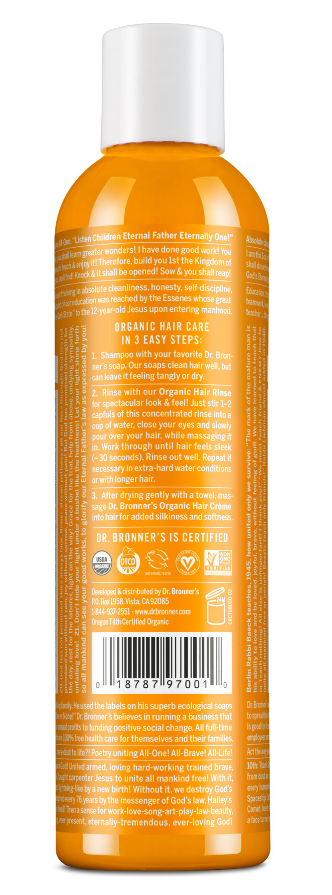 Organic Hair Rinse Everyday Care