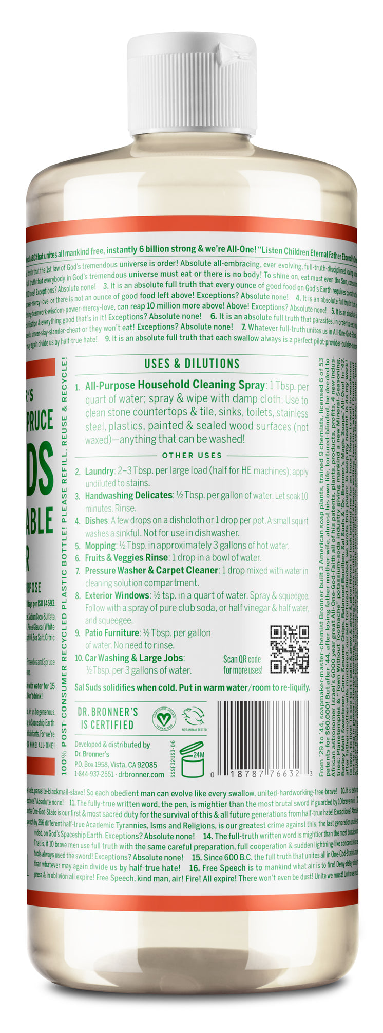 Sal Suds Biodegradable Cleaner Everyday Care
