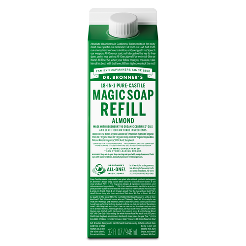 Almond - Pure-Castile Magic Soap Refill product image 1