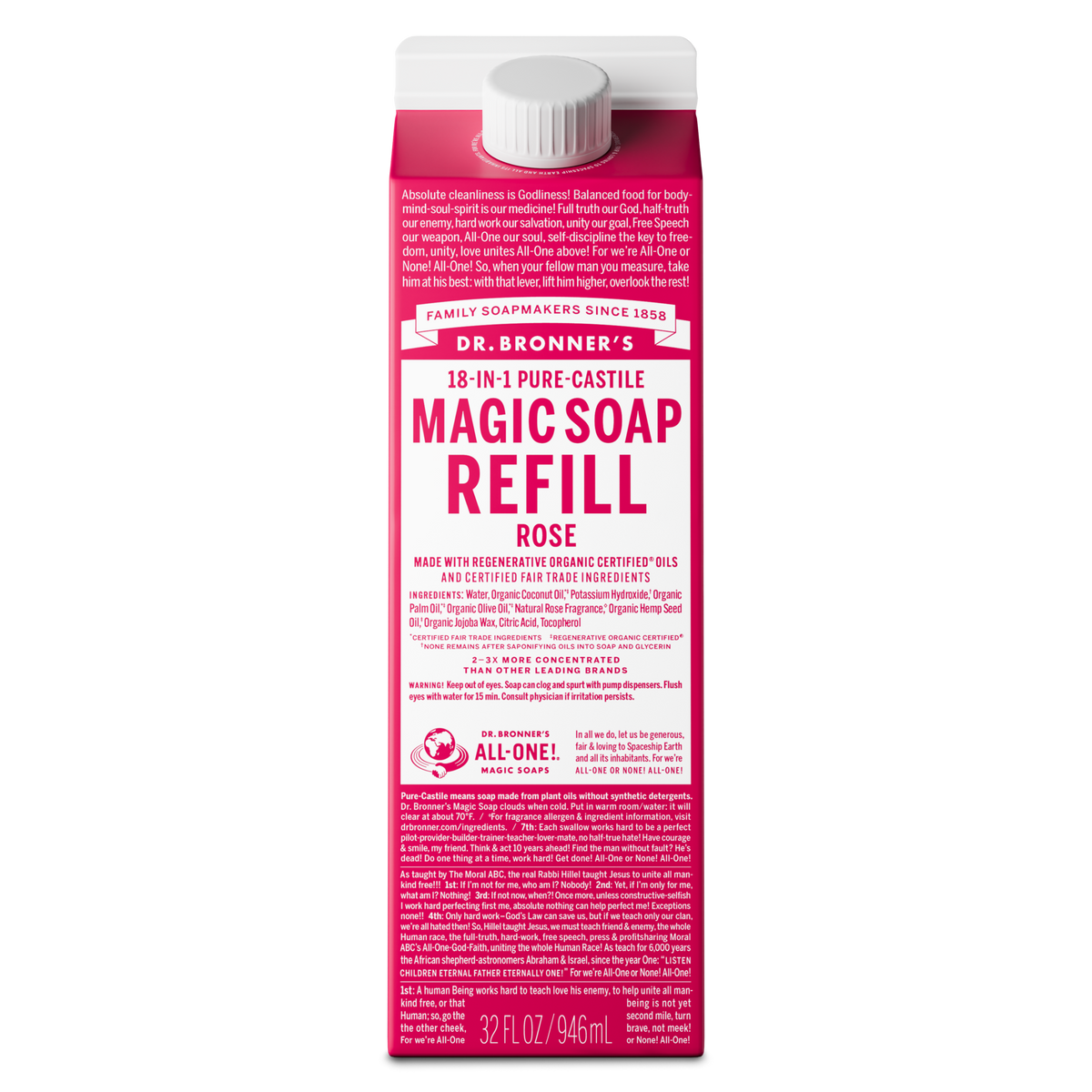 Rose - Pure-Castile Magic Soap Refill product image 1