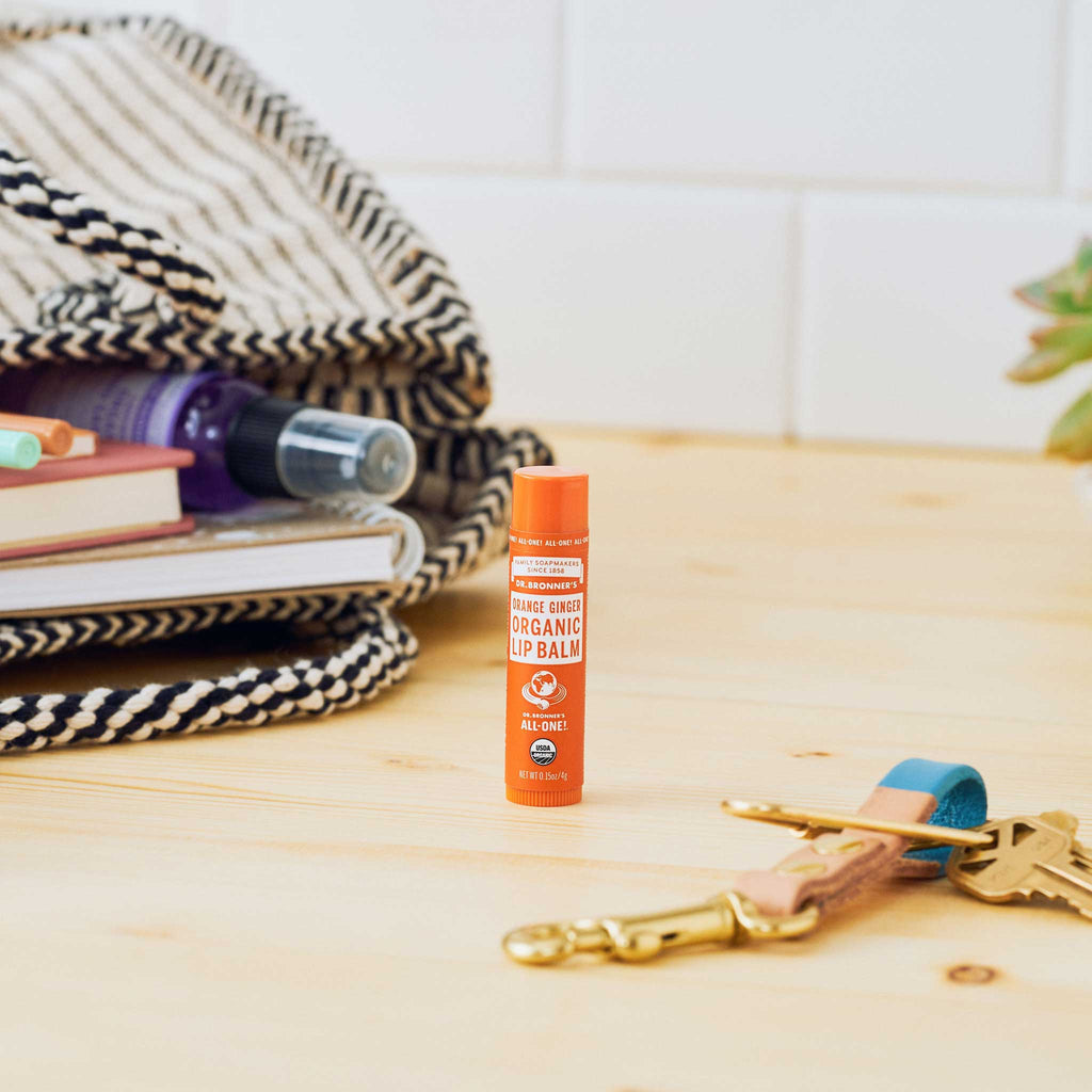 Orange Ginger  Organic Lip Balms Everyday Care