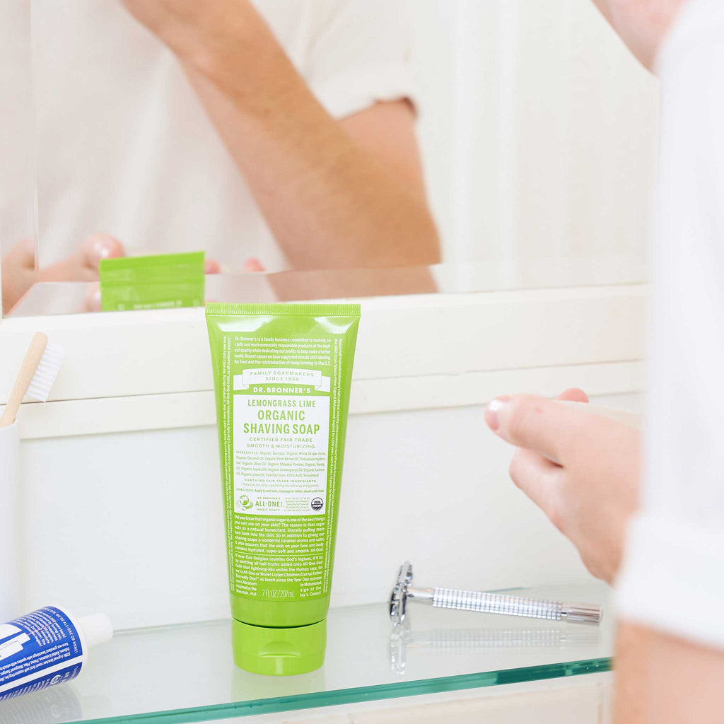 Lemongrass Lime  Organic Shaving Soaps Everyday Care