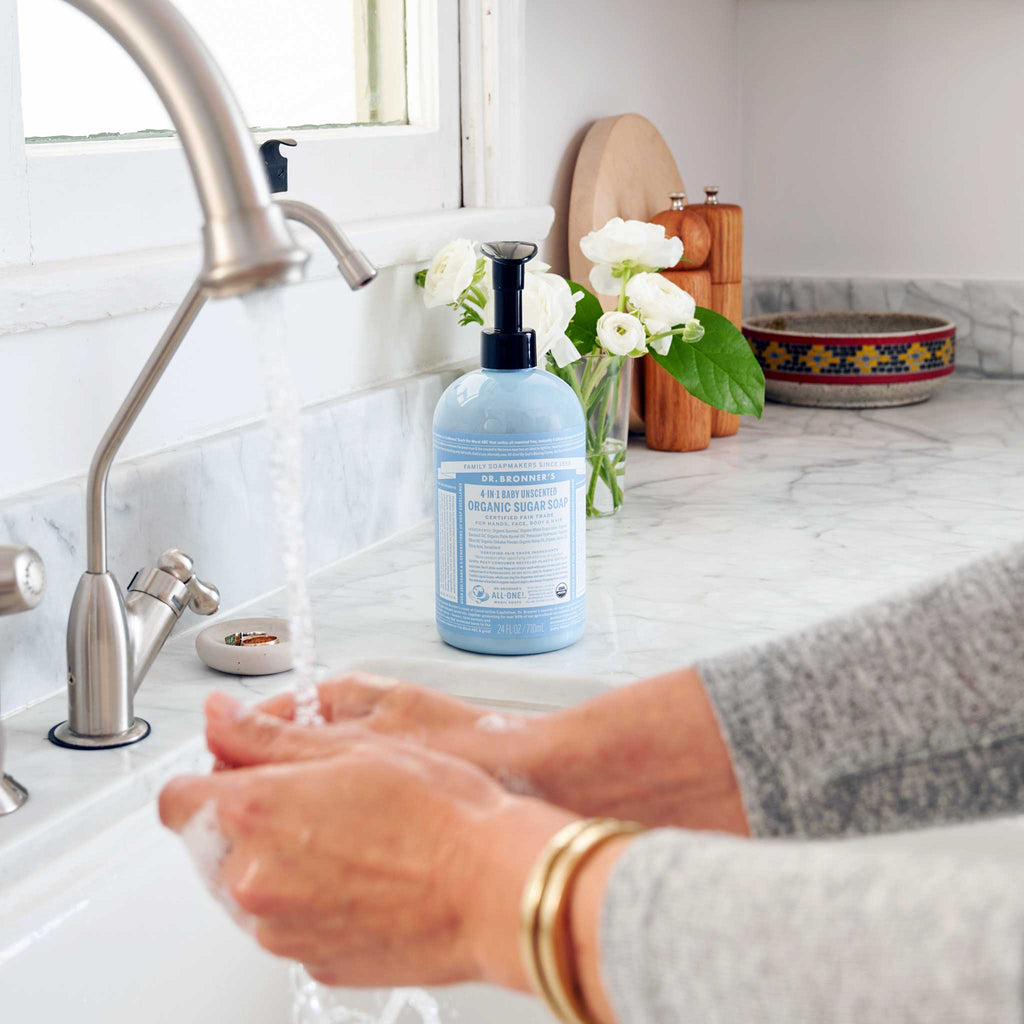 Unscented  Organic Sugar Soaps Everyday Care