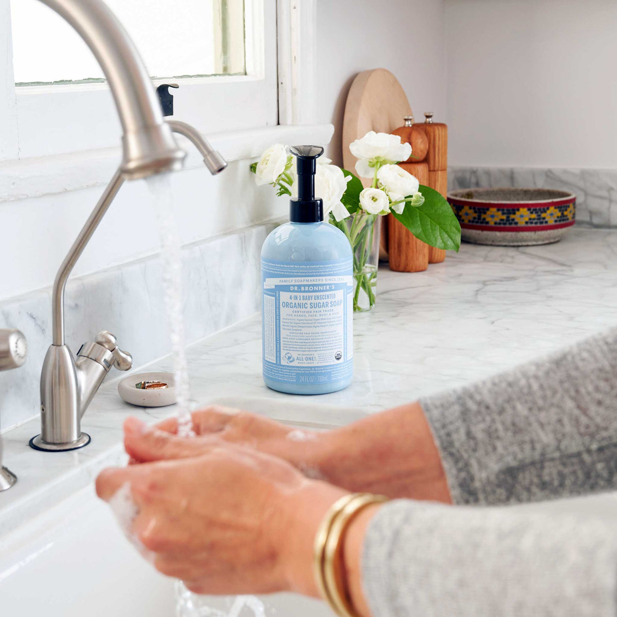 Unscented  Organic Sugar Soaps Everyday Care
