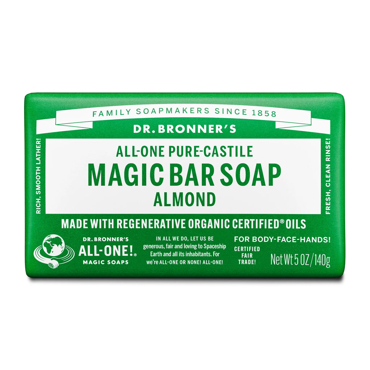 Almond - Pure-Castile Magic Bar Soap product image 1