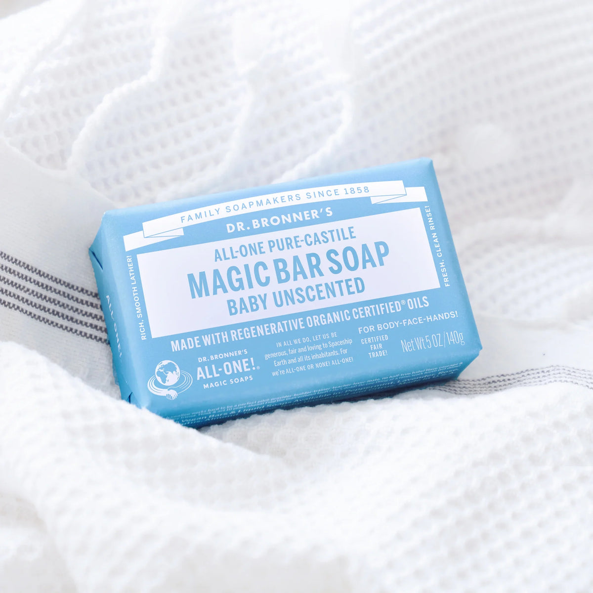 Unscented  PureCastile Magic Bar Soap Everyday Care
