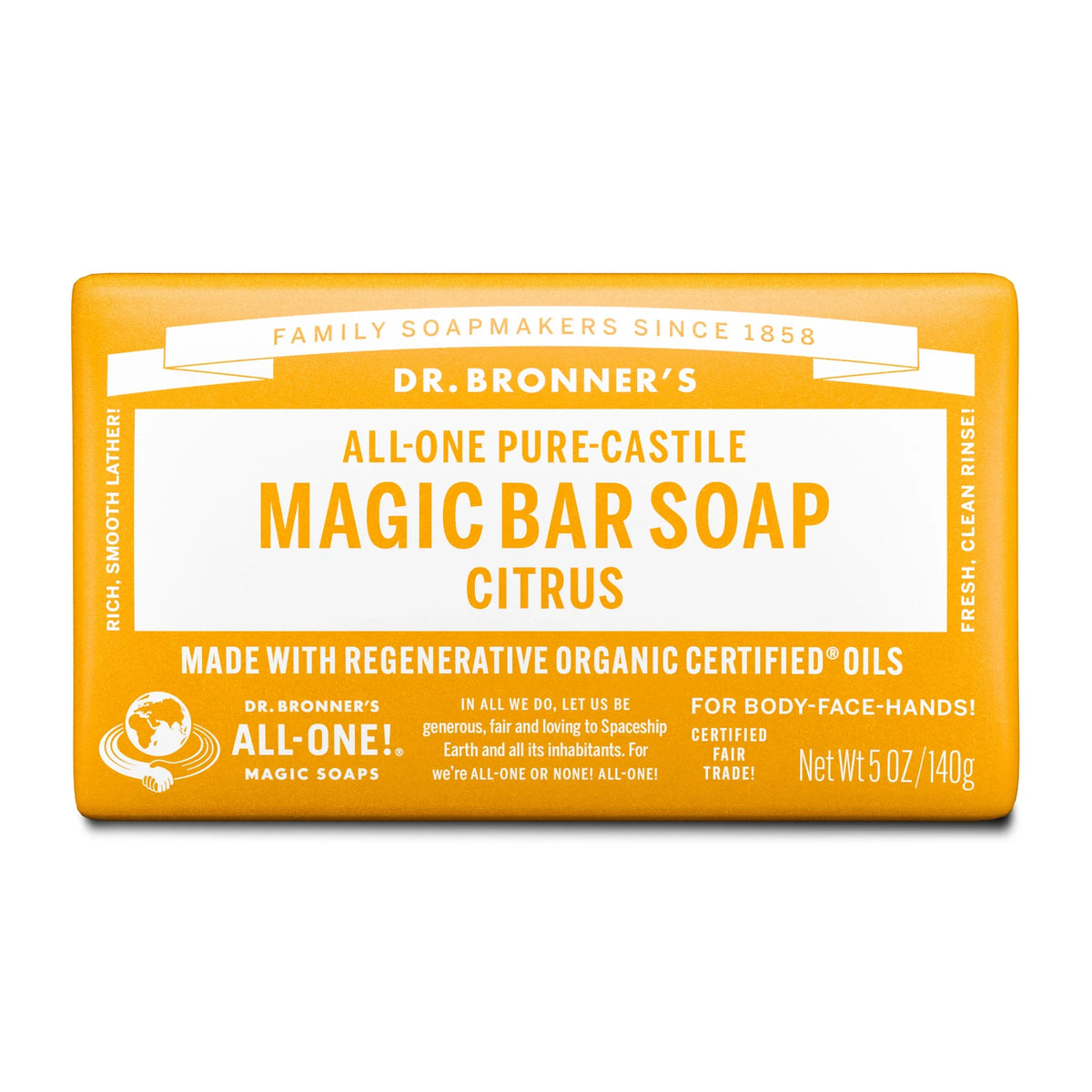 Citrus - Pure-Castile Magic Bar Soap product image 1