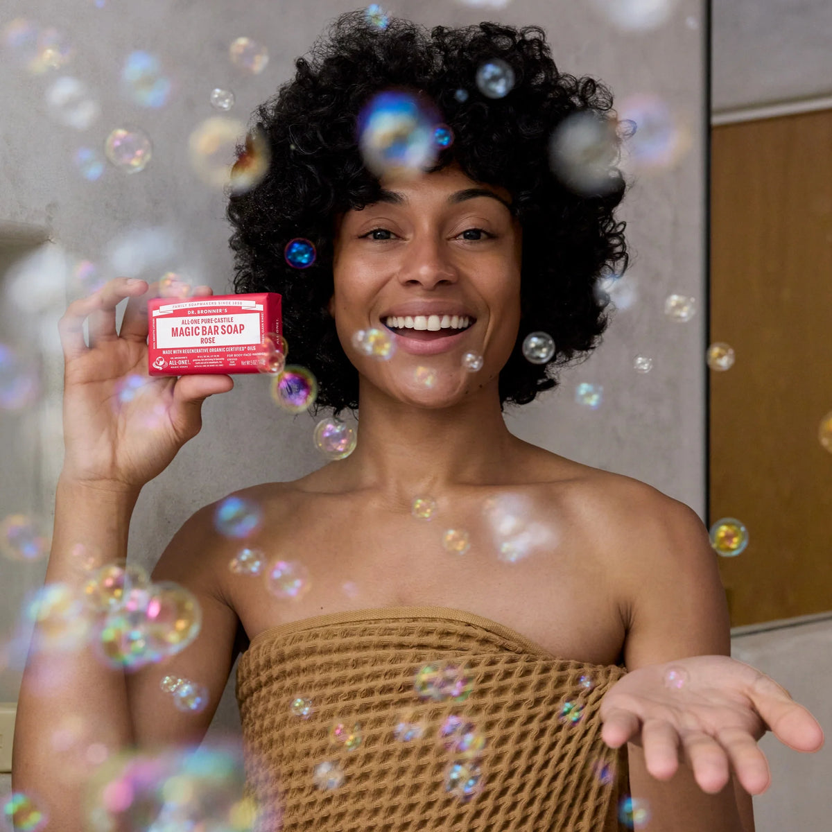 Rose  PureCastile Magic Bar Soap Everyday Care