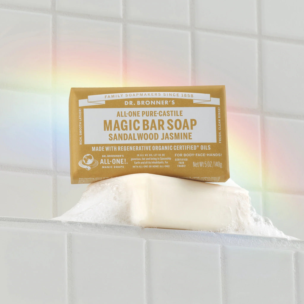 Sandalwood Jasmine  PureCastile Bar Soap Everyday Care