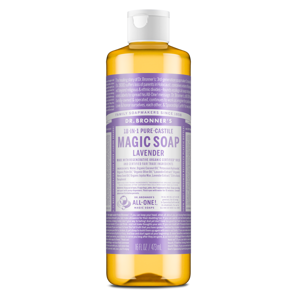 Lavender  PureCastile Magic Soap Everyday Care