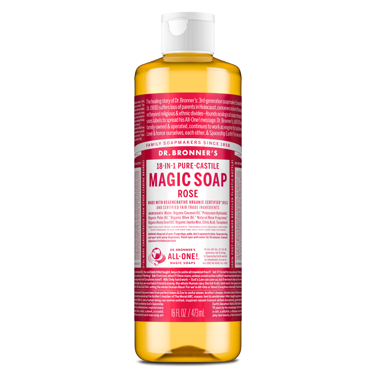 Rose  PureCastile Magic Soap Everyday Care