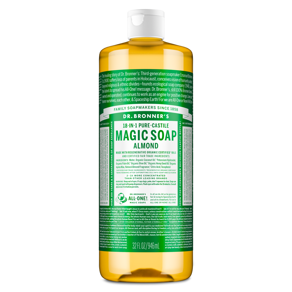Almond - Pure-Castile Magic Soap product image 1