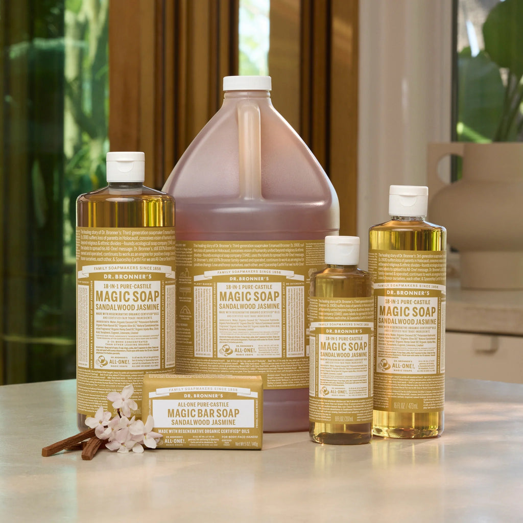 Sandalwood Jasmine  PureCastile Magic Soap Everyday Care