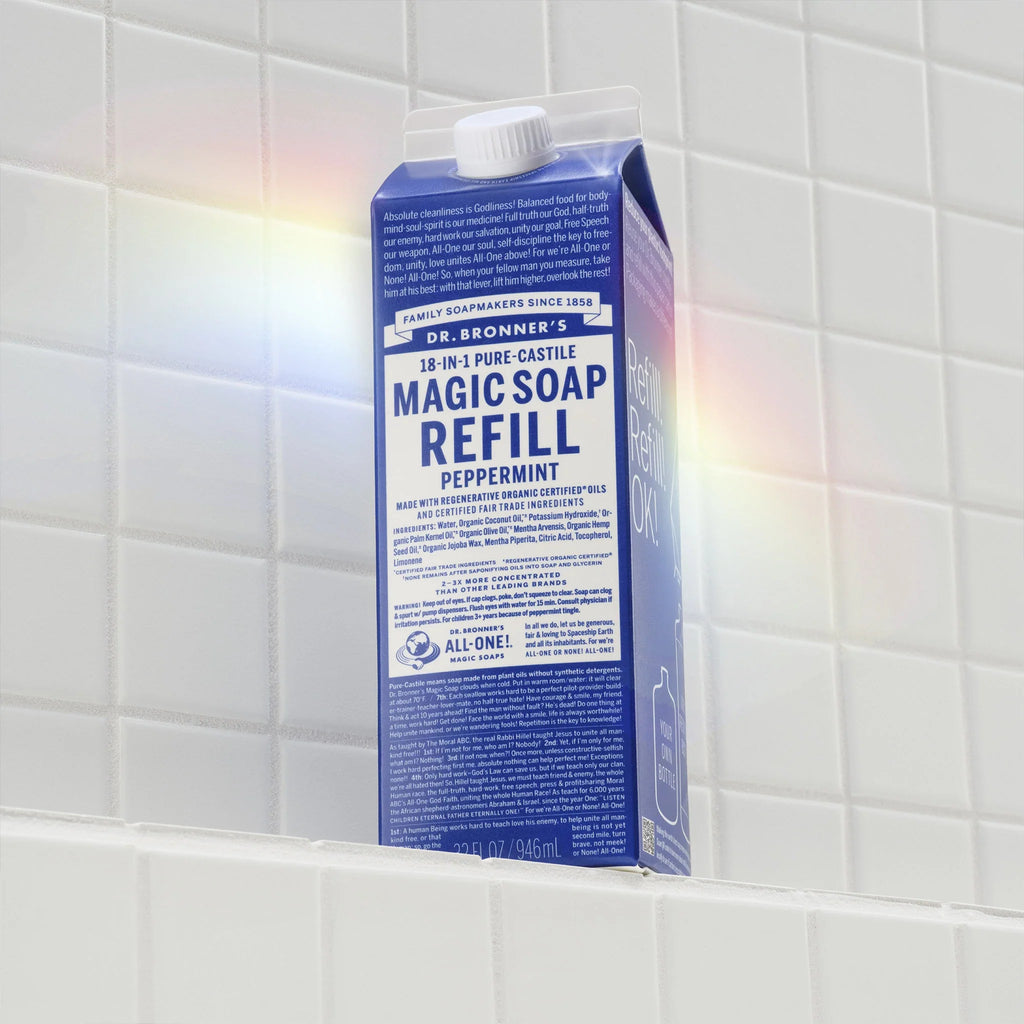 Peppermint  PureCastile Magic Soap Refill Everyday Care